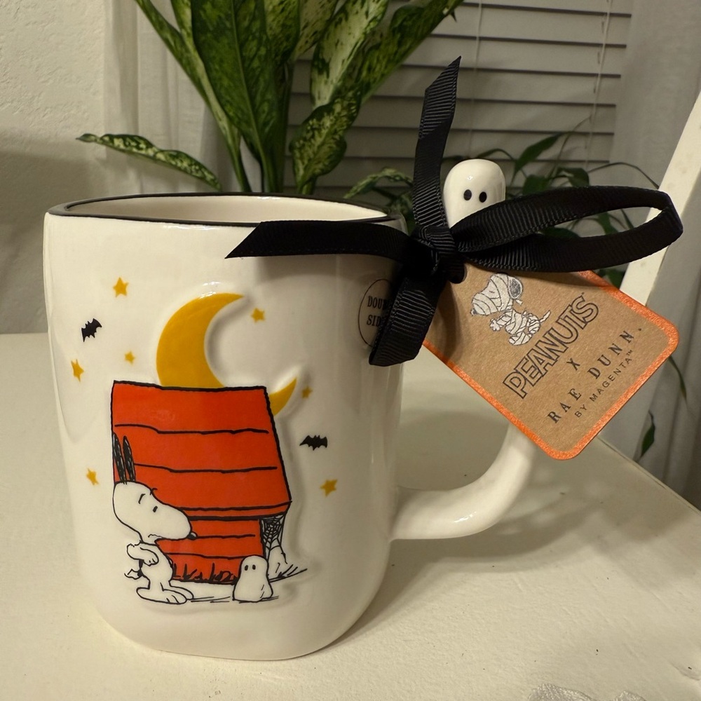 Rae Dunn Peanuts Halloween Mug - Snoopy ‘Boo’